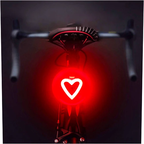 AaiLucky Bike Tail Light, Led Bicycle Rear Light with 2 Laser Beam, Bright Taillight for Night Riding, Safety Warning Light, 7 Lighting Mode & Waterproof & Great Battery Life