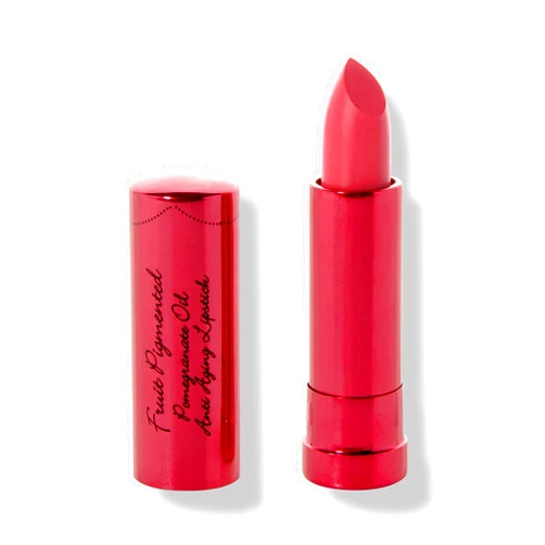 100% PURE Pomegranate Oil Anti-Aging Lipstick Long Lasting, Vibrant Makeup - Moisturizing Cocoa Butter Satin Finish - Vegan Fruit Pigmented Primrose Color (Pink) - 0.15 oz