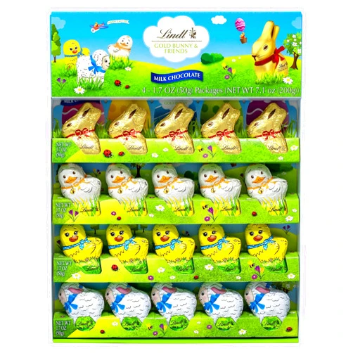 Lindt Gold Bunny & Friends, Milk Chocolate, 7.1 oz. (220-00105)