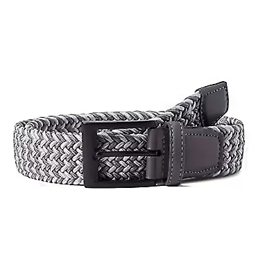 Torino Leather Co. 35 mm Italian Braided Stretch Elastic 36 Grey Multi