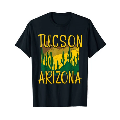 Saguaro Cactus Desert Tucson Arizona Designs Tucson Arizona Saguaro Cactus Sonora Desert National Park T-Shirt