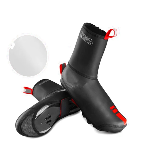 HHBWM Cycling Shoe Covers Waterproof Dustproof Boot Covers Winter Outdoor Sports Warm Thermal Cycling Overshoes Road/Mountain Bike Booties