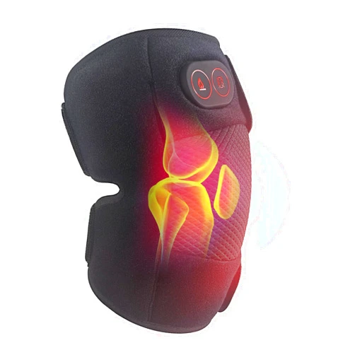 Telepepe Knee Massager, Cordless Knee Heating Pad for Knee Pain Relief, Heated Knee Brace with Heat and Vibration Massage 30 Minutes Auto-off, Gifts for Seniors Women Men(Single)