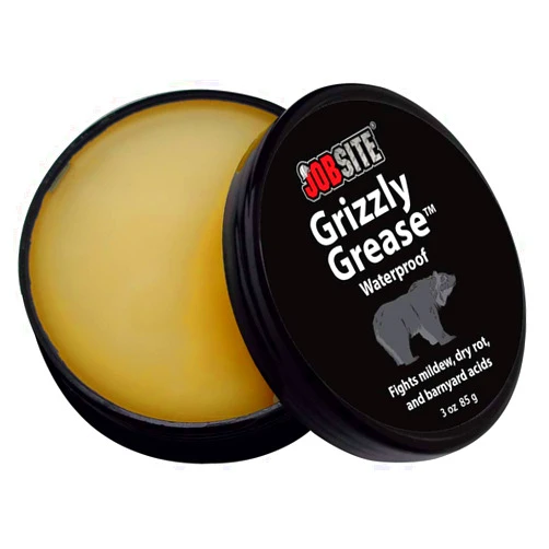 JobSite Grizzly Grease Waterproofing - Leather Protector - 3 oz