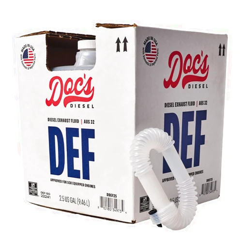 Doc's Auto Parts Doc's Diesel DEF Diesel Exhaust Fluid 2.5 Gallons | ISO 22241 | Compatible with Cummins Duramax Powerstroke EcoDiesel SCR Systems | Easy-Pour Spout