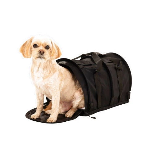 STURDI PRODUCTS SturdiBag Pro 3.0 Pet Travel Carrier for Cats and Dogs – Soft-Sided with Safety Clips and Seatbelt Straps for Airplane or Car Travel | Large, Black