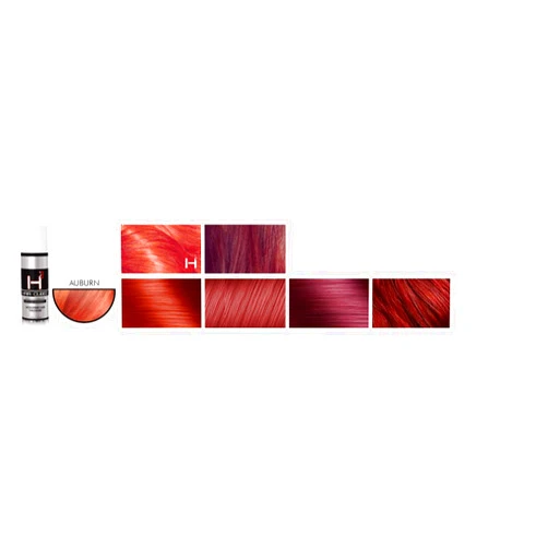 Hair Cubed Dark Brown Micro Fiber Concealer Spray HairCubed – Hair Micro Fibers for Thinning Hair - 100% Undetectable & Natural, USA Patented Formula – 30 Second Transformation. (Auburn)