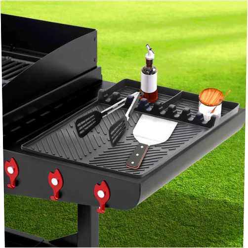 Egghat Silicone Griddle Tools Mat for Blackstone-Large Silicone Spatula Mat with Drip Pad, Food Grade Griddle Mat, Food Grade Griddle Mat, BBQ Grill Mats, Baking Mats, Grill
