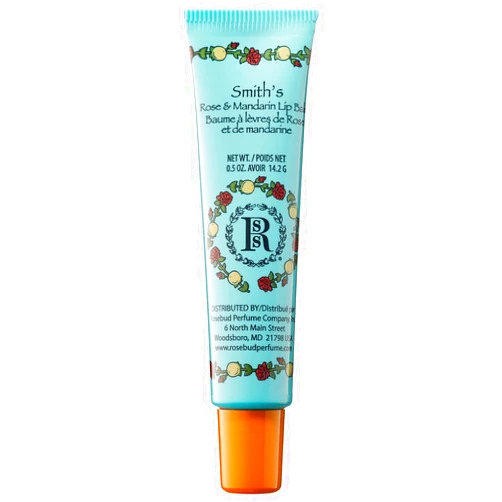 Rosebud Perfume Co. 1678663 Mandarin and Rose Lip Balm Tube 0.5 oz