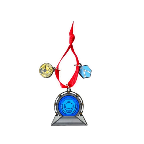 Phttvro Fandom Emporium Stargate SG-1 Ornament Gift Christmas Tree Winter Holiday Fandom Teen Adult Present Fan Pendant Durable