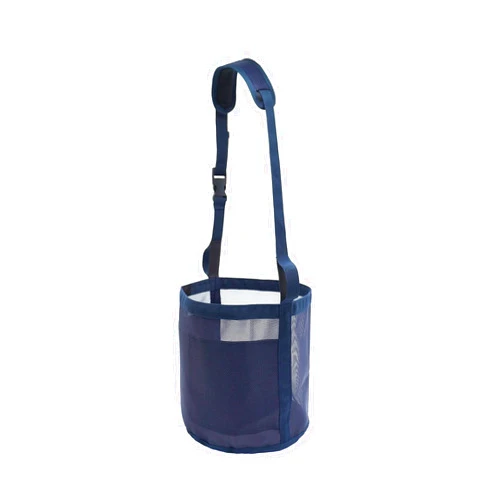 Gydoty Horse Feed Bag for Grain - Heavy Duty Mesh Horse Feeder with Adjustable Strap,Comfort Neck Pad,Nose Pad Horse Muzzle Feed Bag(Medium,Blue)