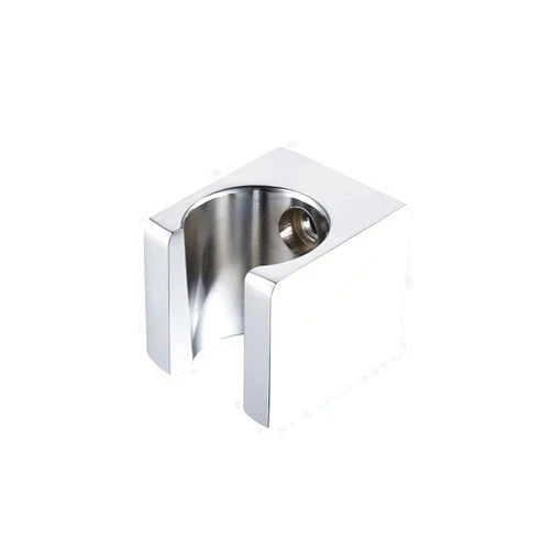 KES All Brass Handheld Shower Head Holder Bracket Wall Mount for Bathroom Hand Sprayer Wand or Toilet Hand Held Bidet Spray Square Chrome, C107