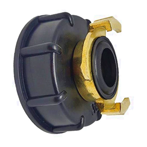 E-ppfittings Pipe Fitting PPFT39677 Water Storage Tank IBC Tank Adapter S60X6 Geka Hose Connector Irrigation Practical Outlet Thread Accessories Fittings63HF