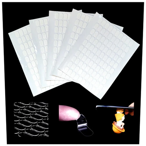 Ami 500 Pcs Double Side Sticky Tacks No Trace Adhesive Sticky Glue Dots 0.51 * 0.31 Inch 2 Sided Poster Putty Stick Dots for Wall Balloon Arch Kit Craft Mounting Festival Party Decorations