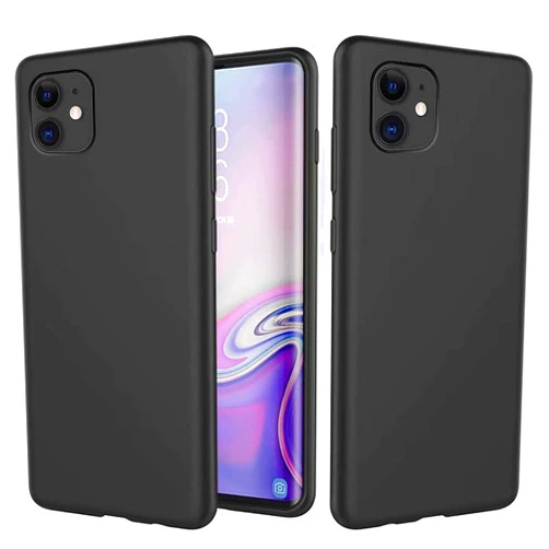 Leton-US iPhone 11 Pro Max Phone Case,Soft Slim Silicone Case Gel Rubber Bumper Case Anti-Scratch Shockproof with Microfiber Lining Protective Case Cover for iPhone 11 Pro Max(6.5 inch 2019) Black