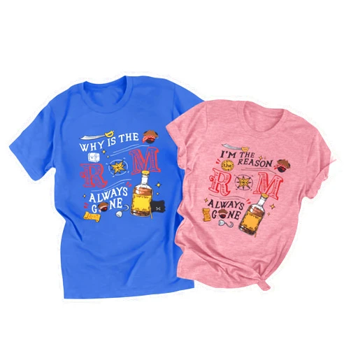 MOUSYA Pirate Shirts Women Yo Ho Yo Ho A Pirate Life for Me Shirt Cruise Tshirt Family Trip Tee Top