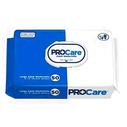 FIRST QUALITY ProCare Adult Washcloth, 12