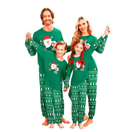 Ekouaer Family Christmas Pajamas Matching Sets Soft Long Sleeve Couple Pjs Xmas Sleepwear Holiday Lounge Set