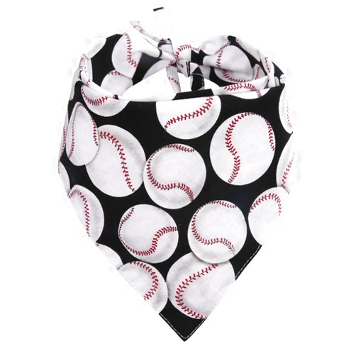 KZHAREEN Dog Bandana Reversible Triangle Bibs Scarf Accessories Baseball for Dogs Cats Pets Animals