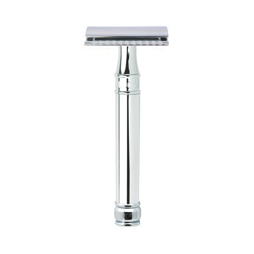 Edwin Jagger DE89BL Chrome Reusable Classic Double Edge Safety Razor for Men