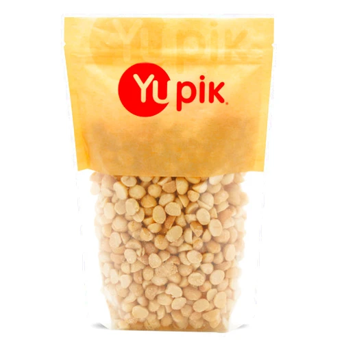Yupik Macadamia Nuts, Medium Pieces, 2.2 lb, Gluten-Free, Kosher, Raw Nuts, Broken Pieces, Unsalted, Unroasted, Oil-Free, Creamy Flavor, Source of Fiber, Healthy Snacks, Ideal for Baking & Cooking