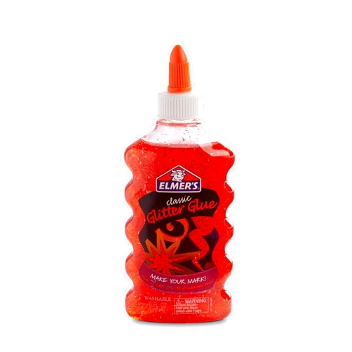 Elmer's 2022912 Liquid Glitter Glue, Washable, Red, 6 Ounces, 1 Count