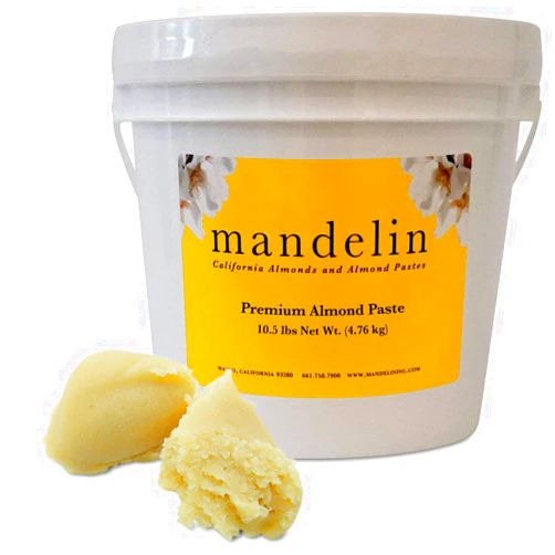 Mandelin Premium Almond Paste 66% Almonds, 34% Sugar (10.5lb)