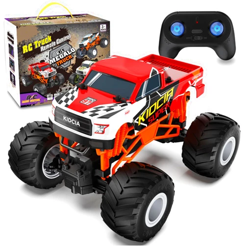Kidcia 1:16 Scale RC Monster Truck - 2.4GHz All Terrain Car for Kids 4-12, 20 Km/h Off Road RC Truck, Christmas or Birthday Gift