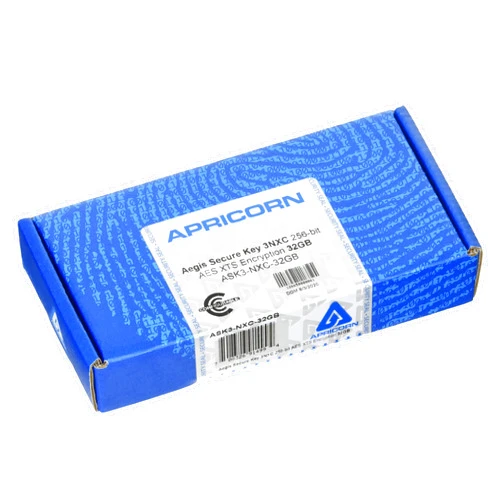 Apricorn Aegis Secure Key 3NXC Encryption USB Memory 32GB USB 3.0 Support ASK3-NXC-32GB MM6047