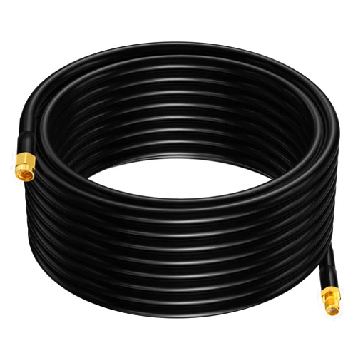 Lonlonty SMA Male to SMA Female Antenna Extension Cable Lora Antenna Cable 49.2ft/15M,Lonlonty 195 Series 50ohm RF Coaxial Cable Low-Loss Cable for 4G/5G LTE Modems Routers,Ham,ADS-B,GPS,RF Radio to Antenna