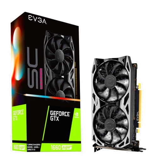 EVGA 06G-P4-1068-KR GeForce GTX 1660 Super Sc Ultra Gaming, 6GB GDDR6, Dual Fan, Metal Backplate