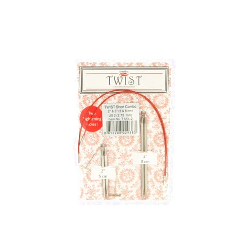 ChiaoGoo Twist Lace Short Combo Pack 5+8cm 2.75mm - 1pc