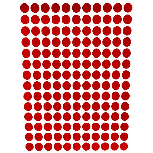 Royal Green Color-Coding Labels 3/8 (10 mm) - Rounds Sticker Dots in Red Velvet - 700 Pack