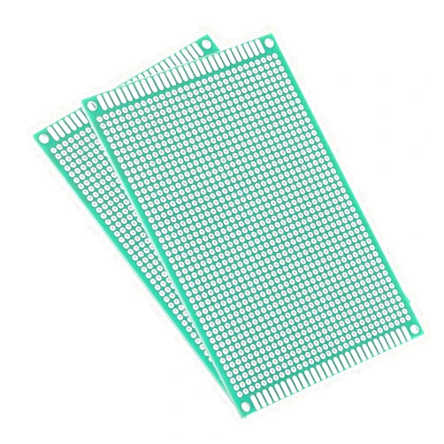 uxcell 2pcs 8x12cm Double Sided PCB Board Universal Printed Circuit Proto Board for DIY Soldering Electronic Projects Practice Test Circuit