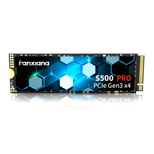 fanxiang S500 Pro 256GB NVMe SSD M.2 PCIe Gen3x4 2280 Internal Solid State Drive, SLC Cache 3D NAND TLC, Up to 3200MB/s, Compatible with Laptop and PC Desktops(Black)