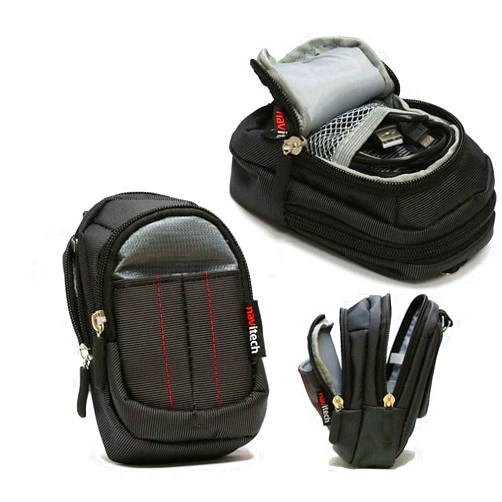 Navitech Black Compact Camera Case Compatible with Sxhlseller 1080P 38MP 2.4