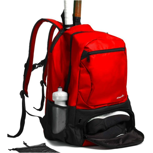 Athletico Premier Tennis Backpack - Tennis Bag Holds 2 Rackets in Padded Compartment | Separate Ventilated Shoe Compartment | Tennis Bags for Men or Women