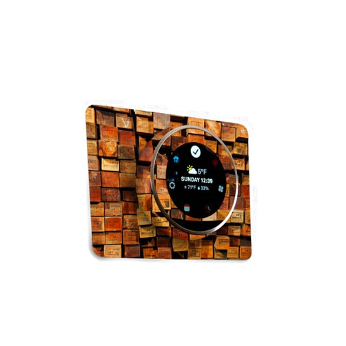 MIGHTY SKINS MightySkins Skin Compatible with Nest Thermostat - Stacked Wood | Protective, Durable, and Unique Vinyl Decal wrap Cover | Easy to Apply, Remove, and Change Styles | Made in The USA