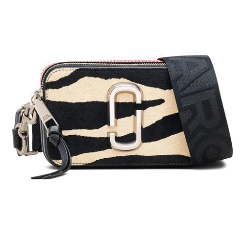 Marc Jacobs The Zebra Haircalf Snapshot, Black/White