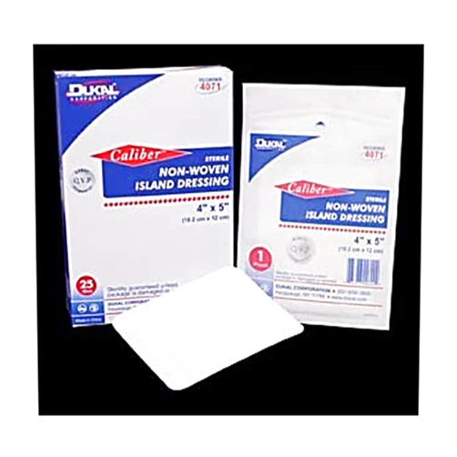 Dukal DUK 4070 Non-Woven Island Dressing, Sterile, 2