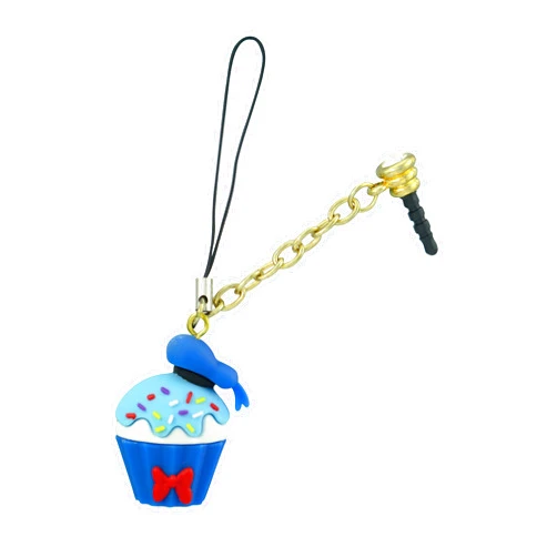 Disney Donald Duck Cupcake D-Lish Treats Phone Charm, 1