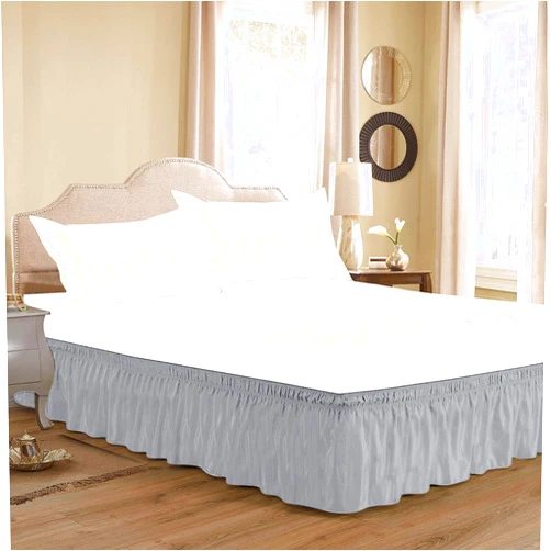 Luxury Linens Wrap Around Bed Skirts 100% Egyptian Cotton 1000 Thread Count 12