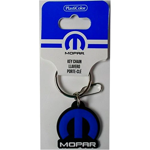 Mopar keychain holder badge clip key ring latch chain dodge auto Chrysler Chain