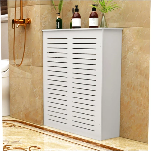 POWRZZZY Radiator Cover Cabinet Shelf Heating Cabinet Storage Shelf Steam Radiator Covers Protective Heating Cabinet Organizer Bathroom Floor Cabinet Living Room Bedroom Hallway Decorative Cabine(40x70x15cm)