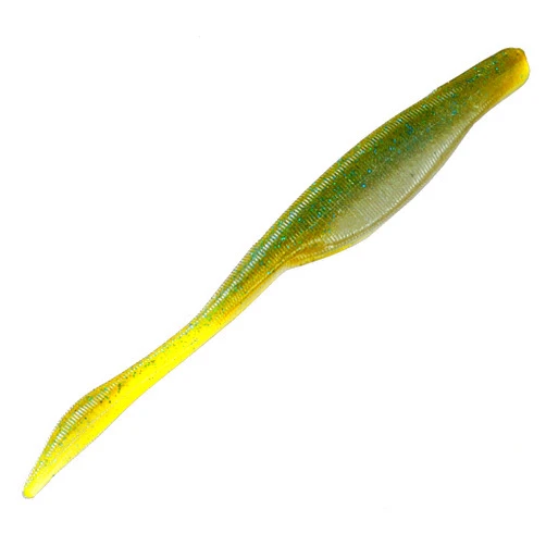 Strike King KVD Perfect Plastics Caffeine Shad Fishing Lure, Soft Plastic Jerkbait, Unique Air-Filled Bubble Tail, Heavy Salt, Coffee Scent