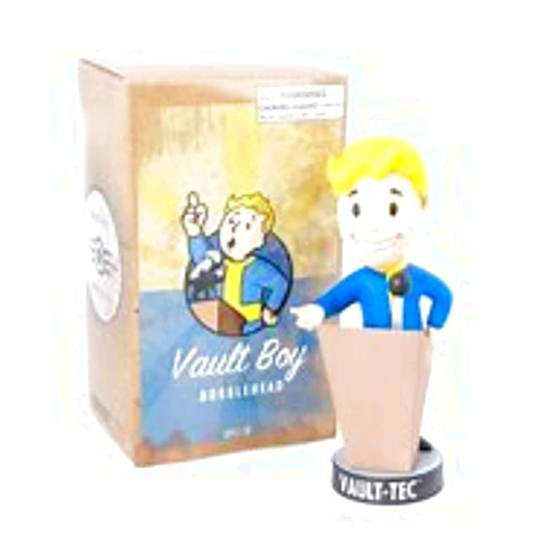 Gaming Heads Fallout 4: Vault Boy 111 Vault-Tec Bobblehead - Series Two: Speech, Blue, Yellow