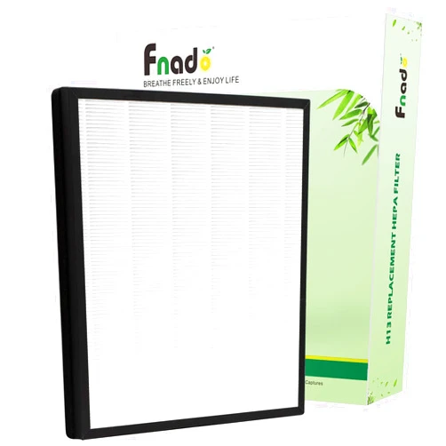 FNADO HE401 Filter Replacement For Shark Air Purifier 4 Fan, Compatible with Shark HE401 HE402 HE405 UA415, Part Number # HE4FKPET,1 Pack