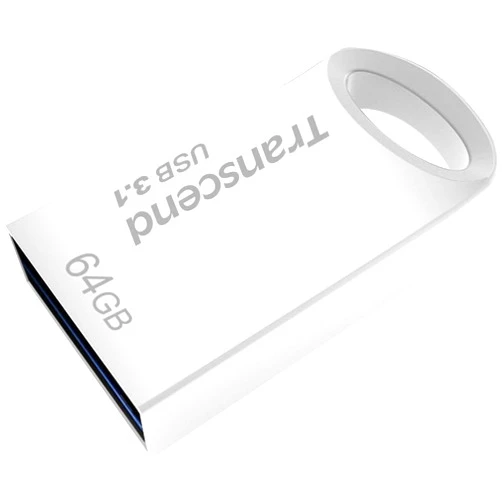 Transcend 64GB JetFlash 710 USB 3.1/3.0 Flash Drive (TS64GJF710S), Silver