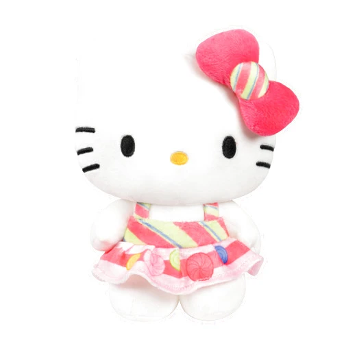 Hello Kitty and Friends - 8-Inch Hello Kitty Candy Wonderland Plush - Officially Licensed Sanrio Product from Jazwares - Ages 6+