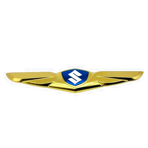 KJTYSDM Car Emblems for Suzuki Vitara Brezza 2020-2023, Car Front and Rear Hood Trunk Grille 3D Badge Decals Emblems Metal Plastic Letter Stickers, Car Body Styling Accessories,D